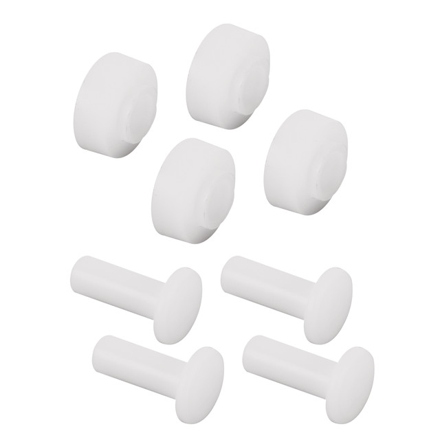 Image of Sliding Window Roller, with Axle Pins, 7/16 in. Flat Nylon (4 Pack)