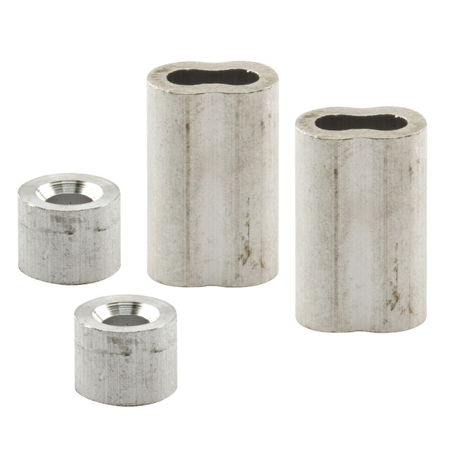 Image of 1/4 in. Aluminum Ferrules and Stops (2 pack)