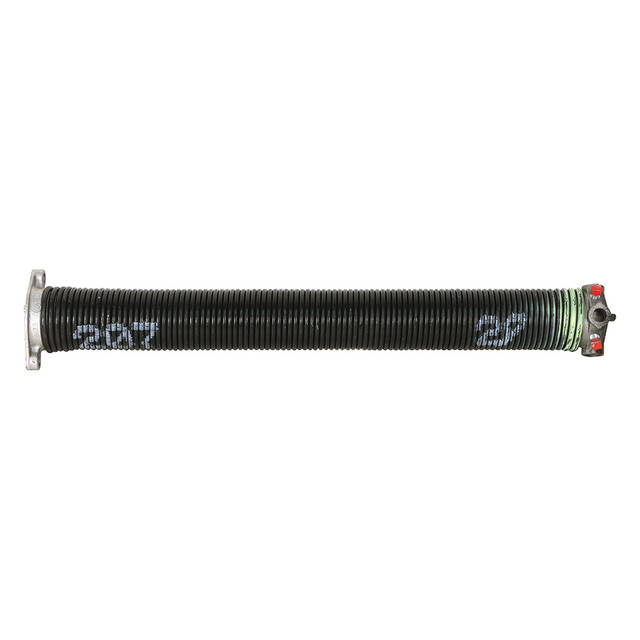 Image of Steel Left-Hand Garage Door Torsion Spring, 0.207 In. x 2 In. x 20 In., Black with Light Green Painted End (Single Pack)