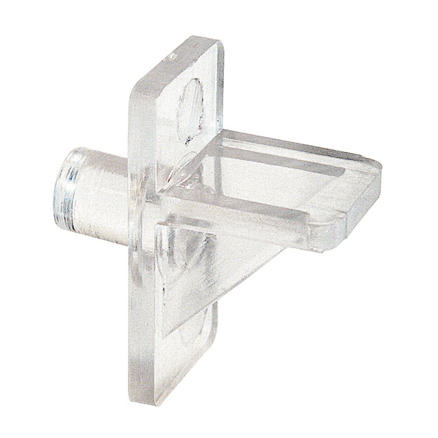 Image of Shelf Support Pegs, 5 mm. Diameter, Plastic, Clear (12 Pack)
