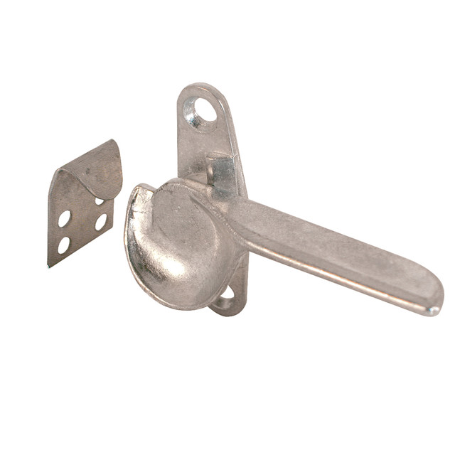 Image of Sash Lock, 1-1/2 in. Hole Center, Diecast Zinc, Polished Finish, (2 Pack)
