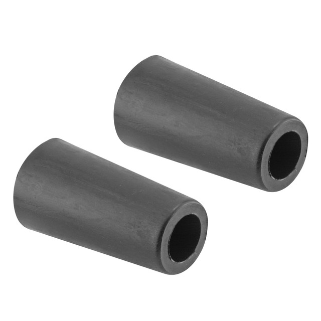 Image of Bumper, Black, 1-13/16 in., Injected Rubber, Patio Door (2 Pack)