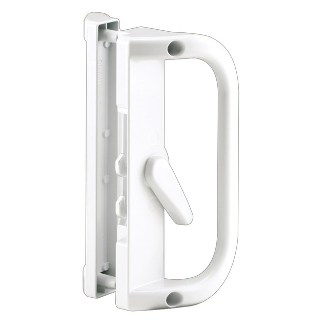 Image of Sliding Door Handle, Diecast, White (Single Pack)