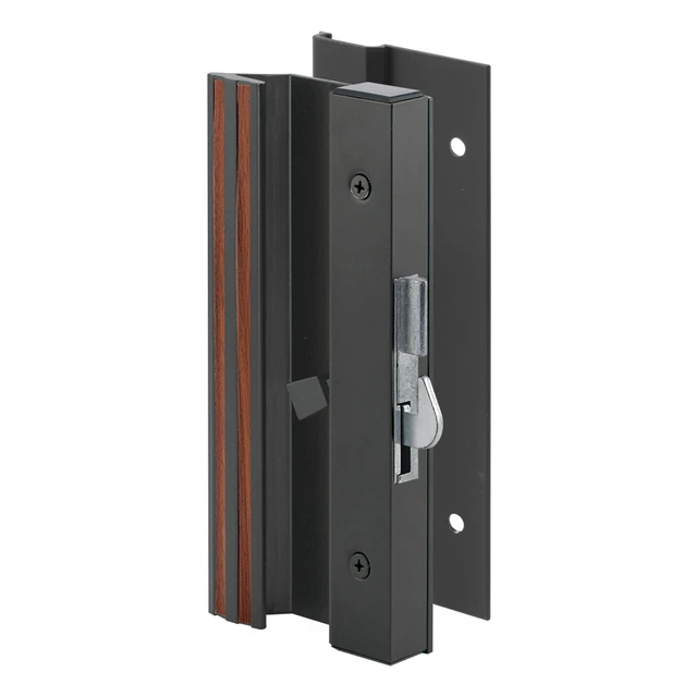 Image of Low Profile/Low Base Black Aluminum Latch Handle (Single Pack)