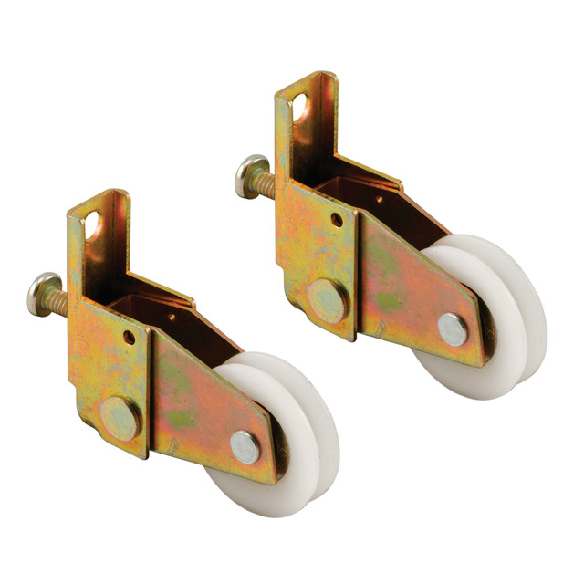 Image of Sliding Screen Door Spring-Loaded Roller, High Density Polyethylene Ball Bearing Roller (2 Pack)
