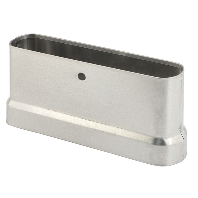 Image of 423-OBSS7 Pilaster Shoe  Kit 7 in. x 1-1/4 in. x 3 in. Height, Stainless Steel, Oval End (Single Pack)
