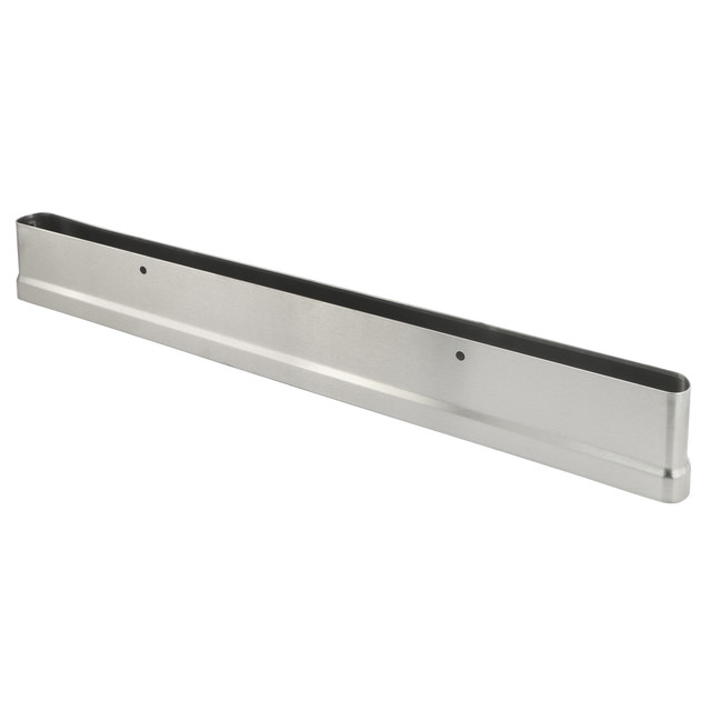 Image of 23-SS22 Pilaster Shoe 22 in. x 1-1/4 in. x 3 in. Height, Stainless Steel, Oval End (Single Pack)