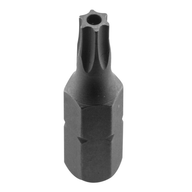 Image of T-20 Torx Hex Insert Bit, 1/4in. Shank x 1 in. Length, S2 Steel, 6-Point (100 Pack)