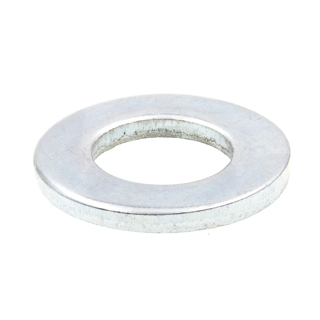 Image of Flat Washers, Class 8 Metric, M10 X 20MM OD, Zinc Plated Steel (25 Pack)
