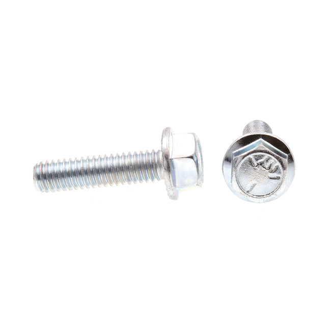 Image of Serrated Flange Bolts, 5/16 in.-18 X 1-1/4 in., Zinc Plated Case Hard (25 Pack)