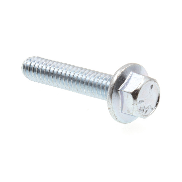 Image of Serrated Flange Bolts, 1/4 in.-20 X 1-1/4 in., Zinc Plated Case Hard (25 Pack)