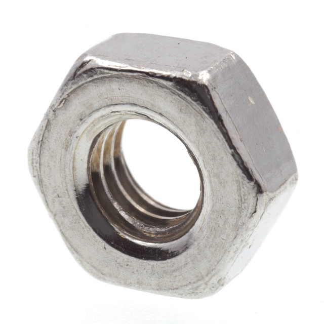 Image of Machine Screw Hex Nuts, Metric, M3-0.50, Grade A2-70 Stainless Steel (25 Pack)
