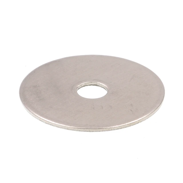 Image of Fender Washers, 1/8 in. X 1 in. OD, Grade 18-8 Stainless Steel (50 Pack)