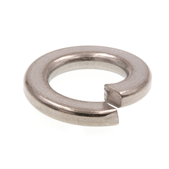 Image of Medium Split Lock Washers, 1/2 in., Grade 18-8 Stainless Steel (25 Pack)