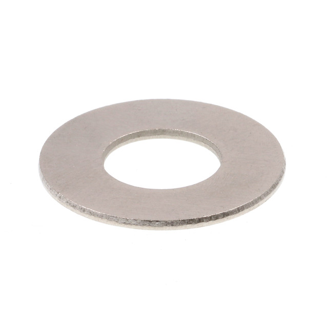 Image of Flat Washers, SAE, 3/8 in. X 7/8 in. OD, Grade 18-8 Stainless Steel (15 Pack)