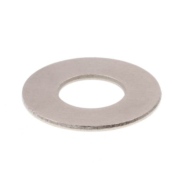 Image of Flat Washers, SAE, 3/8 in. X 7/8 in. OD, Grade 18-8 Stainless Steel (50 Pack)