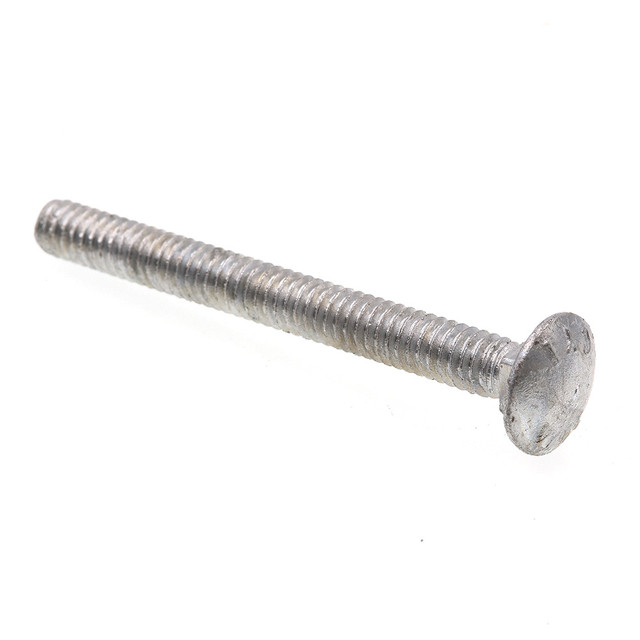 Image of Carriage Bolts, 1/4 in.-20 X 2-1/2 in., A307 Grade A Hot Dip Galv. (50 Pack)