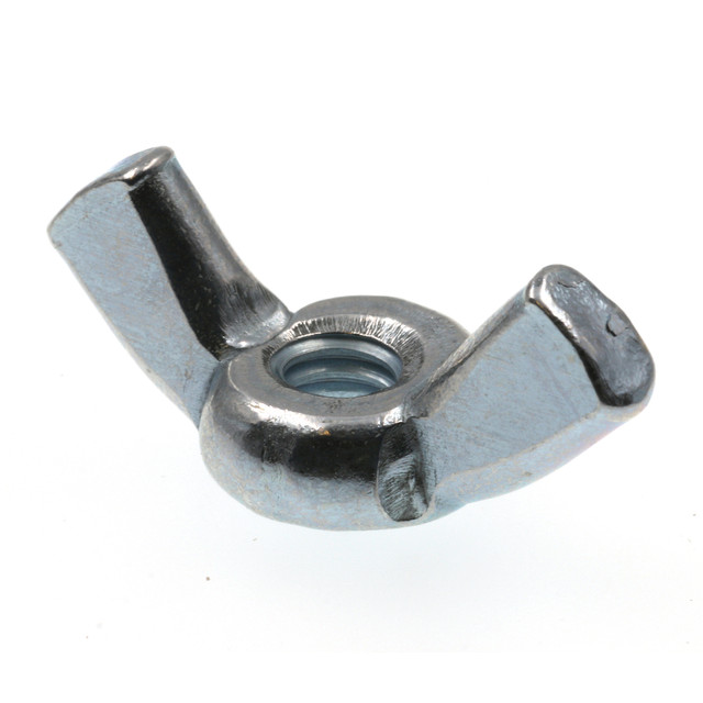 Image of Wing Nuts, Cold-Forged, #8-32, Zinc Plated Steel (100 Pack)