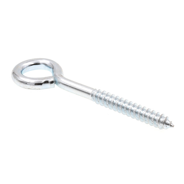 Image of Screw Eyes, Lag Thread, 5/16 in. X 4 in., Zinc Plated Steel (10 Pack)