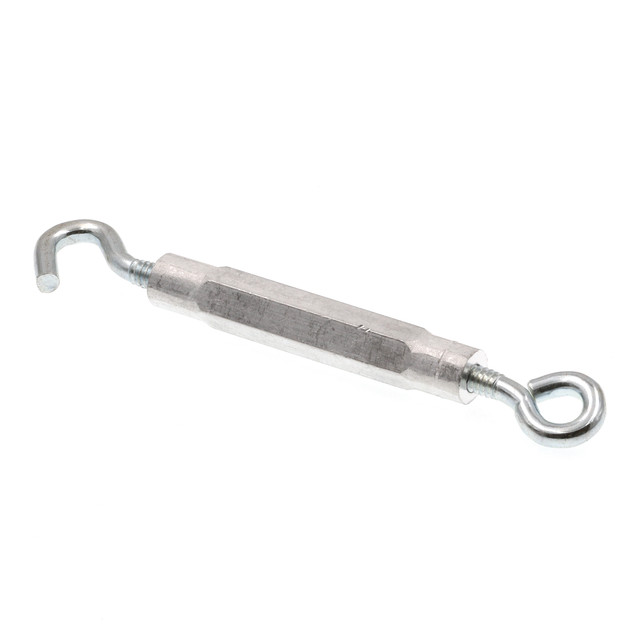 Image of Turnbuckles, Eye-To-Hook, 3/16 in. X 5-5/8 in., Zinc Plated Steel (10 Pack)