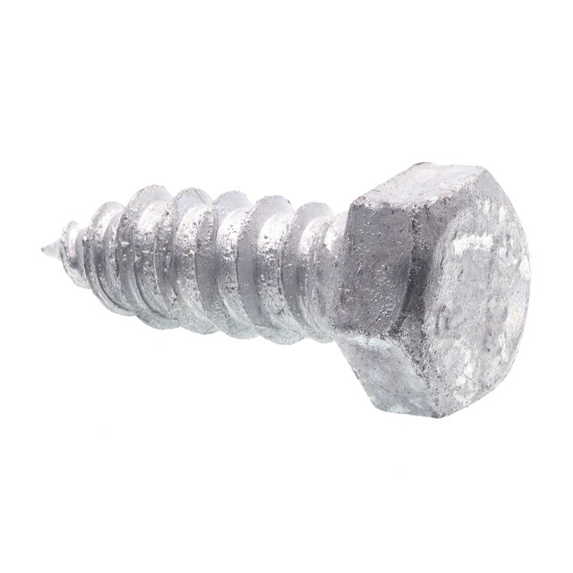Image of Hex Lag Screws, 1/2 in. X 1-1/2 in., A307 Grade A Hot Dip Galvanized (10 Pack)