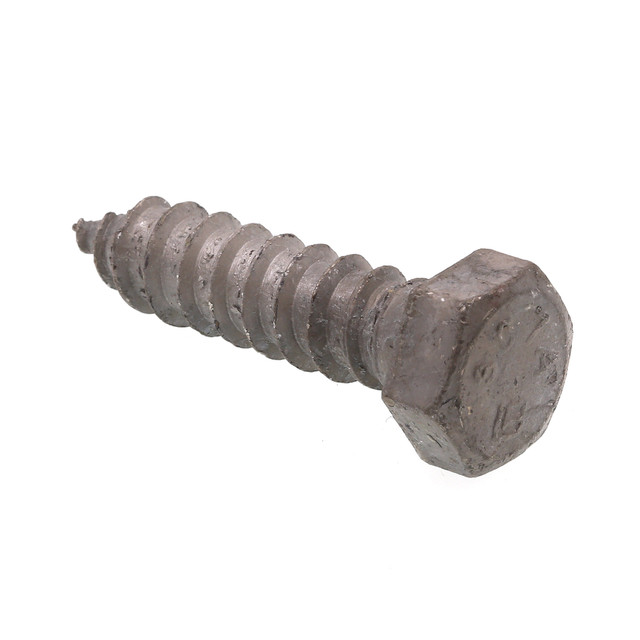 Image of Hex Lag Screws, 1/2 in. X 2 in., A307 Grade A Hot Dip Galvanized Steel (25 Pack)