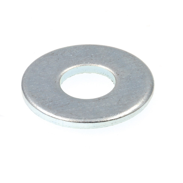 Image of Flat Washers, USS, 1/2 in. X 1-3/8 in. OD, Zinc Plated Steel (50 Pack)