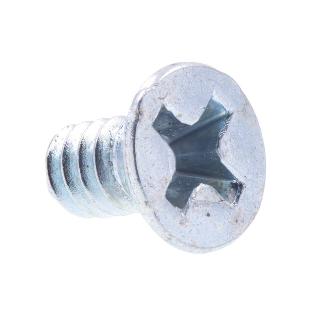 Image of Machine Screws, Flat Head, Phillips Drive, #6-32 X 1/4 in, Zinc Plated (100 Pack)