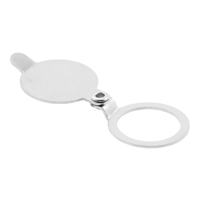 Image of Door Viewer Cover, 9/16 In., Solid Brass, Bright Nickel Plated (100 Pack)