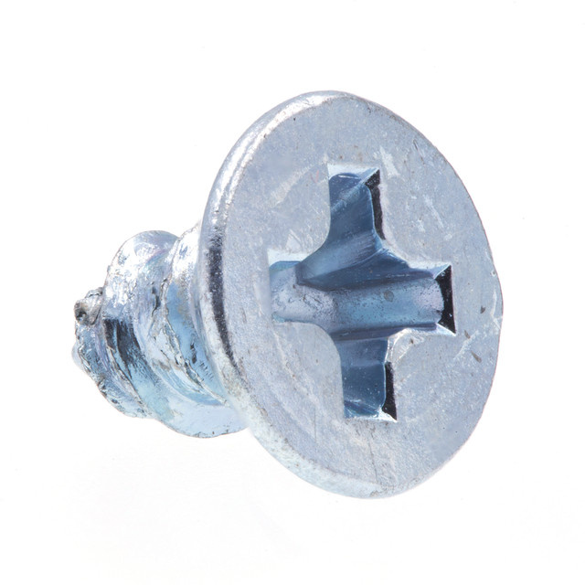 Image of Sheet Metal Screws, Self-Tapping, Flat Head, Phillips Drive, #6 X 1/4 (50 Pack)