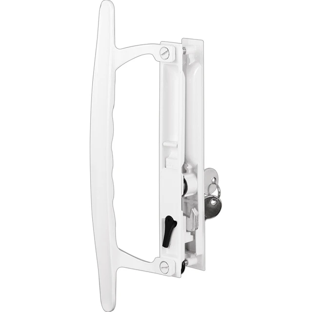Image of Sliding Glass Door Handle Set, 6-5/8 in., Diecast, Hook Style, Flush (Single Pack)
