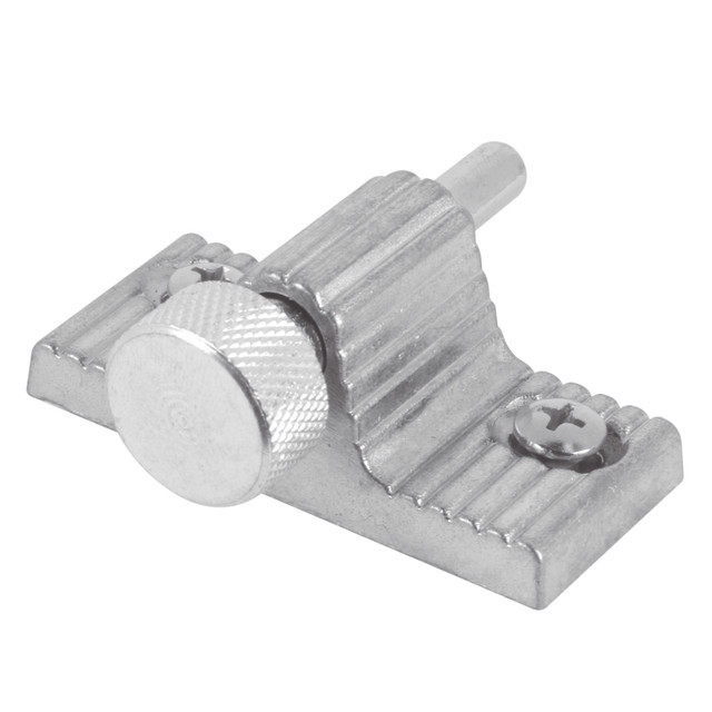 Image of Twist-In Patio Door Lock, 1-9/16 in., Cast Zamak Construction with Aluminum Bolt, Zinc Finish (Single Pack)