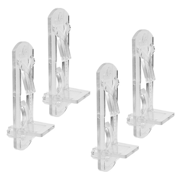 Image of Self-Locking Shelf Support Pegs, 5mm. Peg x 3/4 in. Shelf, Plastic (4 Pack)