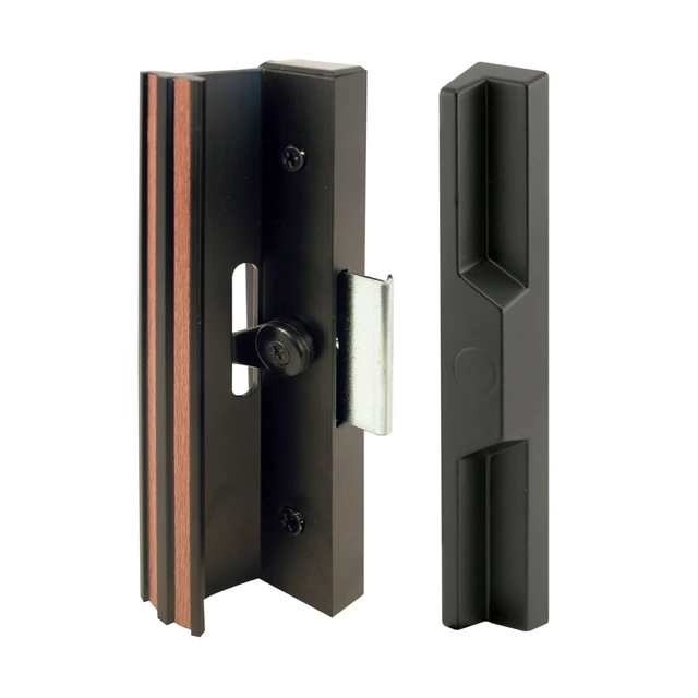 Image of Diecast Sliding Door Handle Set, Black (1 Set)