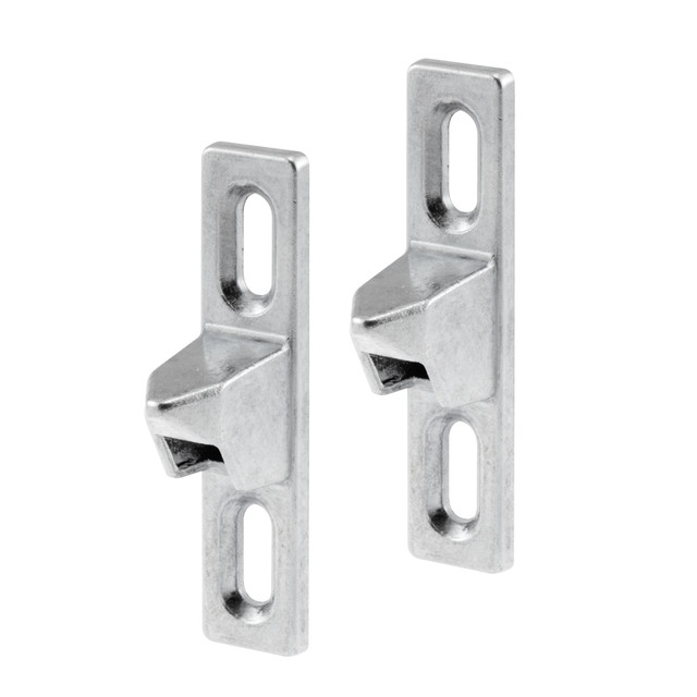 Image of Sliding Door 1/2 in. Wide Keeper with Chrome Plated Diecast (2 Pack)