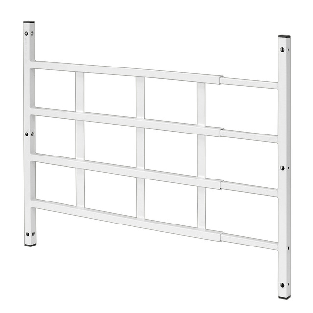 Image of Fixed Window Guard, 31 in. - 54 in. x 21-1/2 in., Steel, White, 4-Bar (Single Pack)