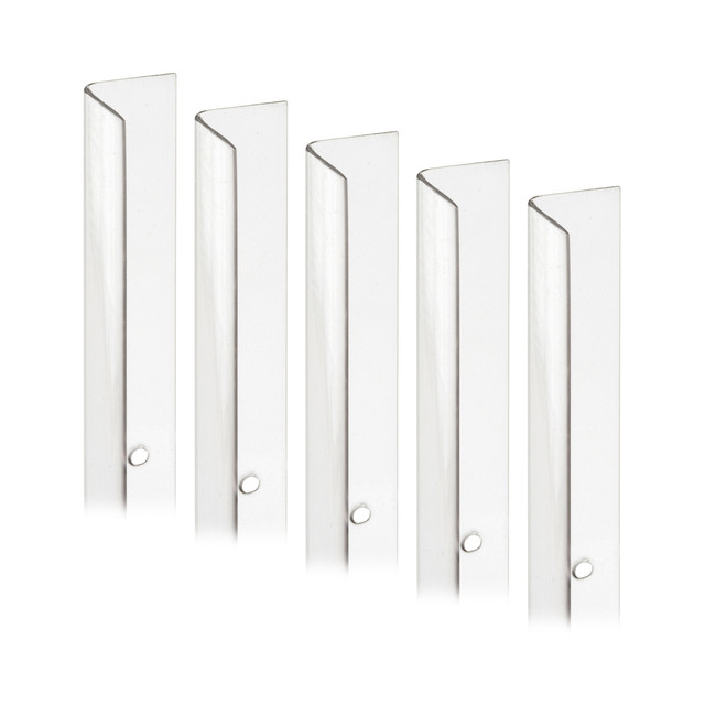 Image of Vinyl Perforated Corner Shield, 3/4 Inch x 48  Inch, Clear (5 Pack)