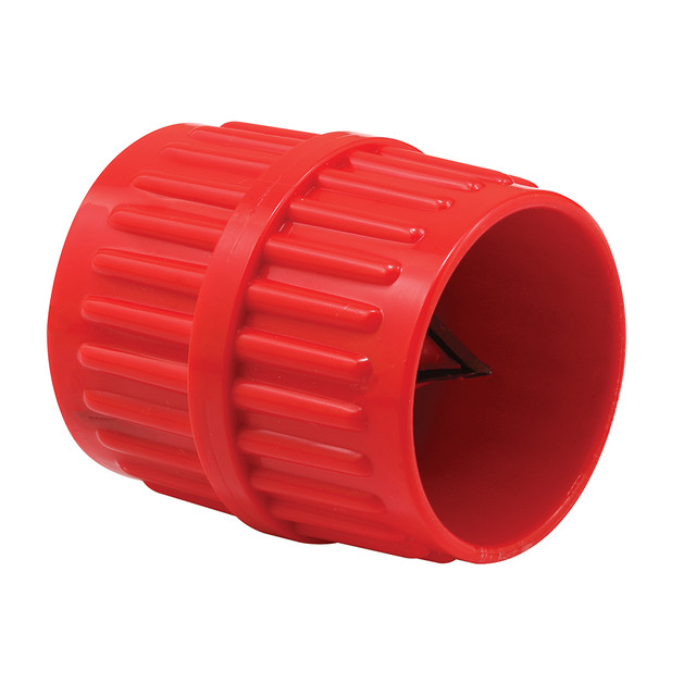 Image of Plastic Pipe and Tubing Reamer, 1/8 inch to 1-5/8 inch Diameter, Red, (Single Pack)