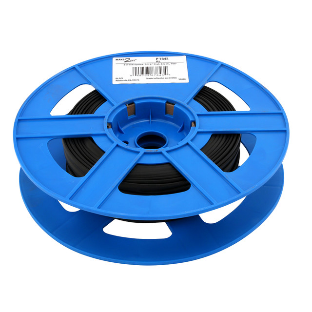 Image of Flat Screen Retainer Spline, 3/16 in. Wide, Black (100 ft. roll)