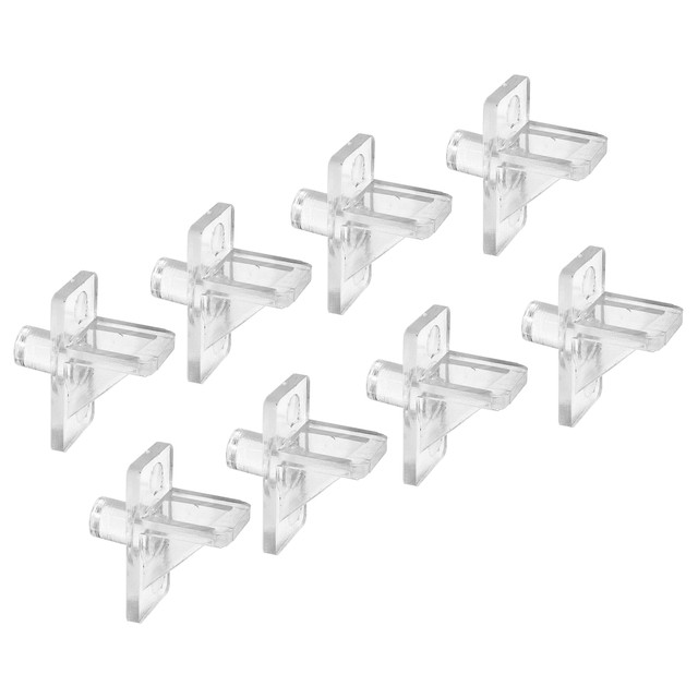 Image of 1/4 In., Clear Plastic, Shelf Support Peg (8 Pack)