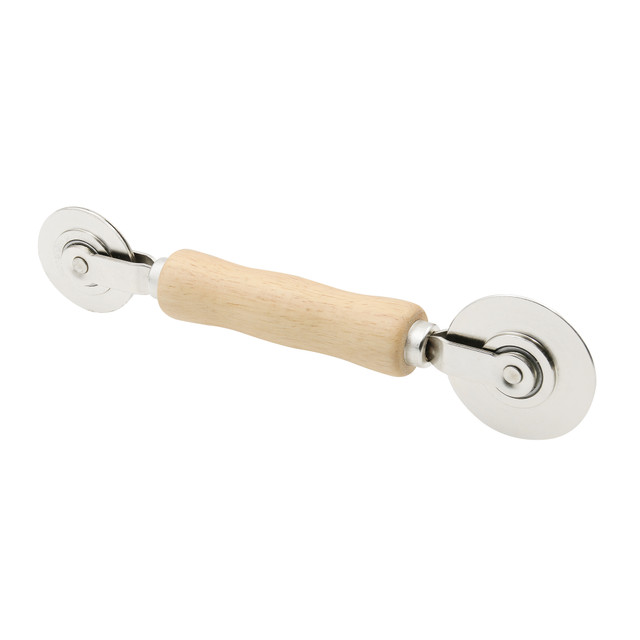 Image of 2-1/2 in. x 2 in. Steel Nylon Wheel Roller With Wood Handle (Single Pack)