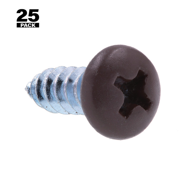 Image of 9154665 |  Sheet Metal Screws, Self-Tapping, Pan Head, Phillips Drive, #8 X 1/2 (25 Pack)