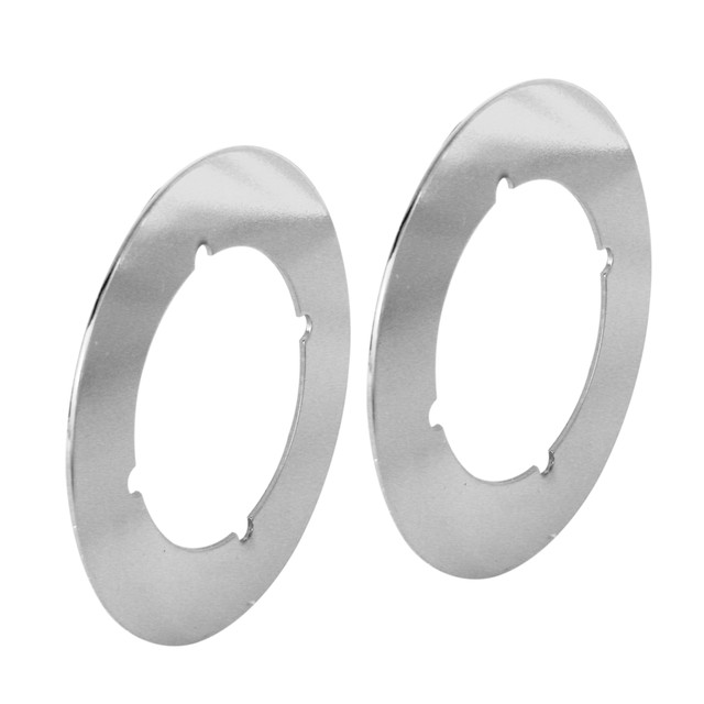 Image of 3-1/2 in. Chrome Plated Back Plate (2 Pack)