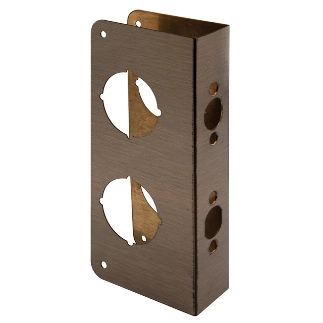 Image of U 9577 |  Solid Brass Combo Lock and Door Reinforcer
