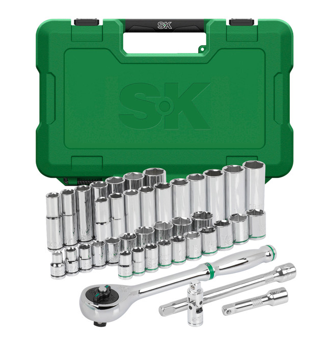 Image of SK SK01356 41 Piece 3/8-in 216P Mechanic Tool Set