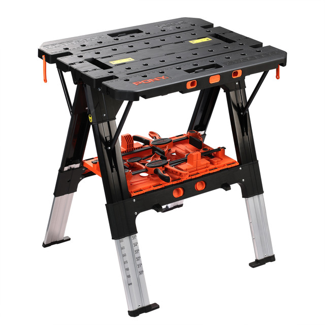 Image of Pony Jorgensen 2-in-1 Heavy Duty Folding Worktable