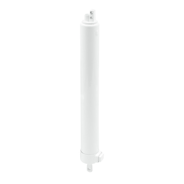Image of Storm and Screen Door Closer Standard Duty Push-Hold Button with Jamb Bracket Set, White (Single Pack)