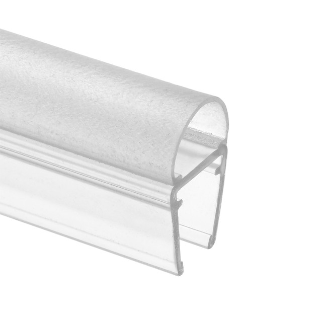 Image of 1/4 in. Glass Shower Door Bulb Vertical Side Seal, Clear, 78 in., Fits Frameless Door (Single Pack)