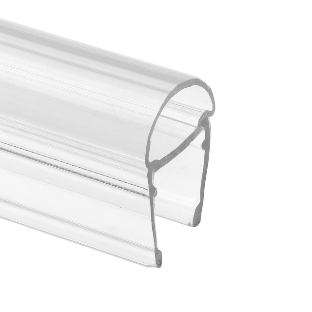 Image of 3/8 in. Glass Shower Door Bulb Vertical Side Seal, Clear, 78 in., Fits Frameless Door (Single Pack)
