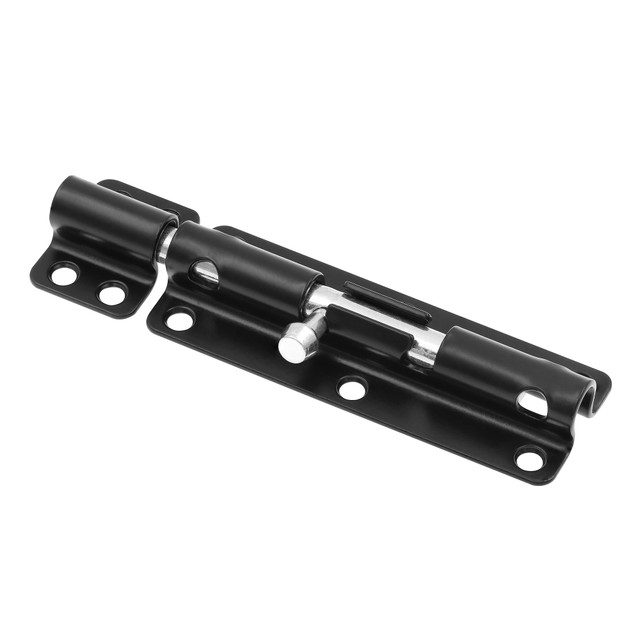 Image of 5 in. Heavy Duty Slide Barrel Bolt Latch, Door &amp; Gate, Matte Black (Single Pack)